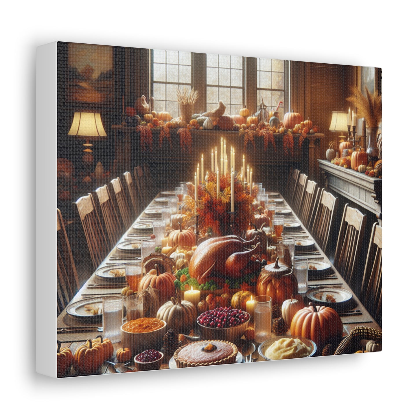 Canvas Gallery Wraps Thanksgiving Artwork