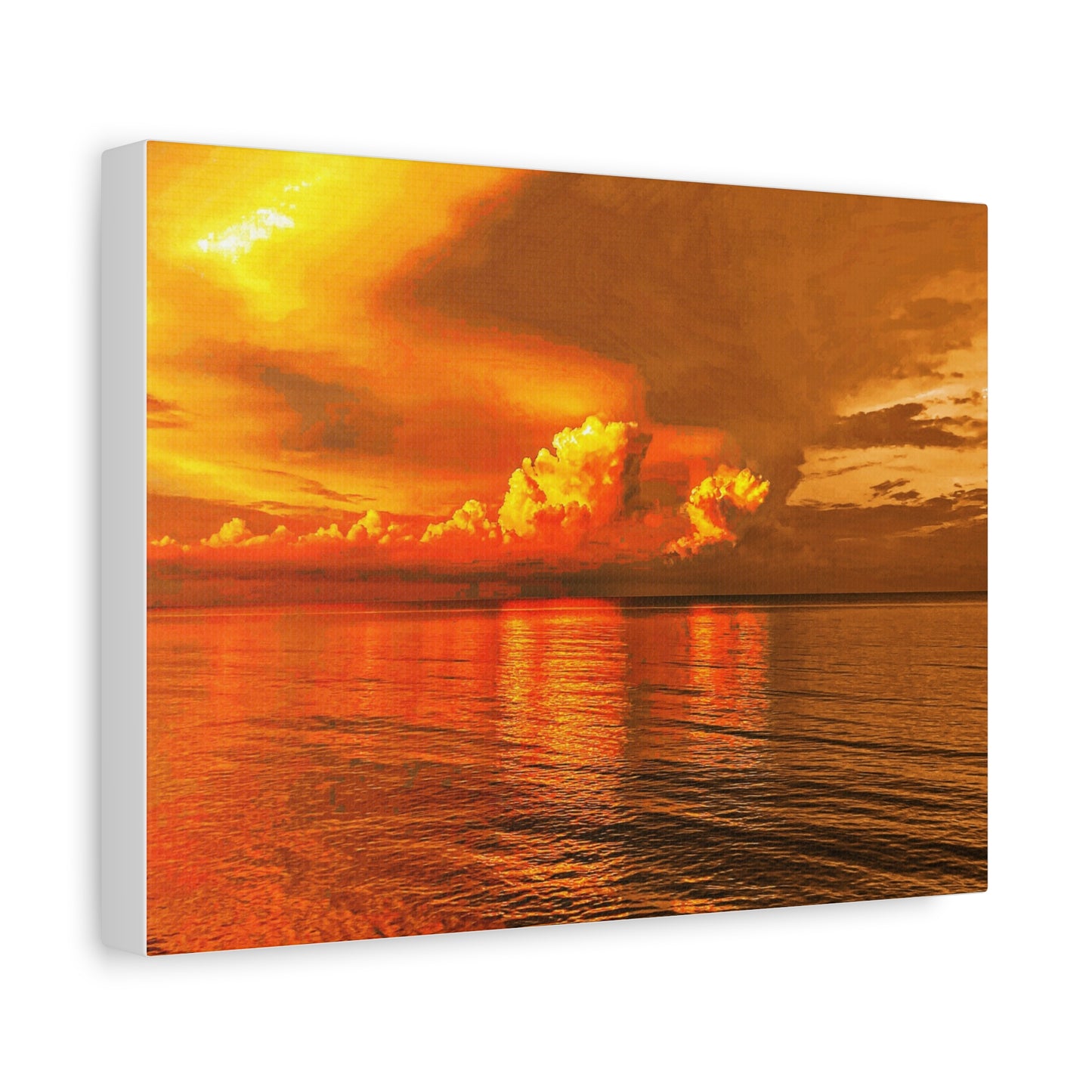 Canvas Print Beautiful Beach Sunset